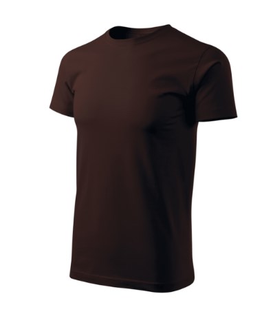 T-shirt heren Basic Free ash melange - coffee