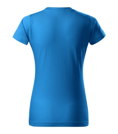 T-shirt dames Basic snorkel blue