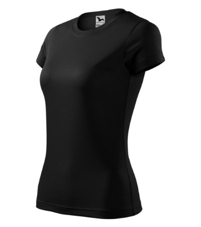 T-shirt dames Fantasy Wit - zwart