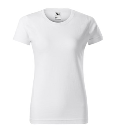 T-shirt dames Basic Wit