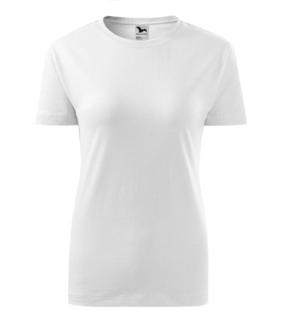 T-shirt dames Classic New Wit