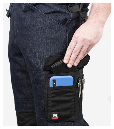 Werkspijkerbroek heren Vertex doner denim