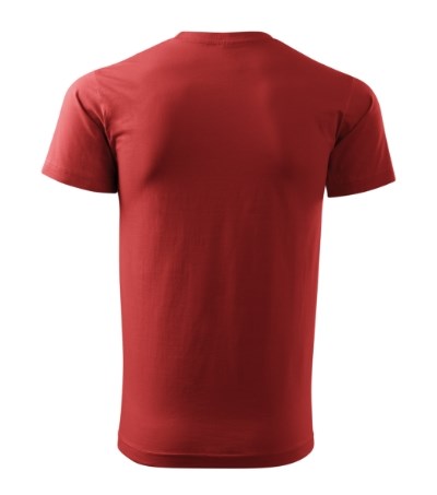T-shirt uniseks Heavy New burgundy