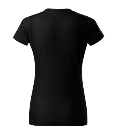 T-shirt dames Basic Zwart