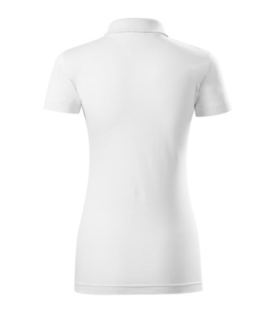 Poloshirt dames Single J. Wit