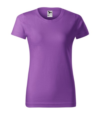 T-shirt dames Basic paars