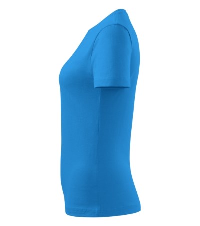 T-shirt dames Basic snorkel blue