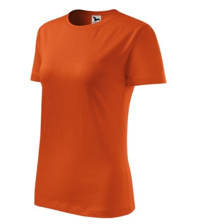 T-shirt dames Classic New oranje