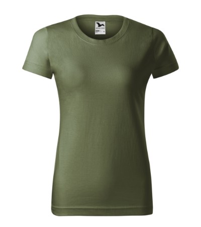 T-shirt dames Basic khaki