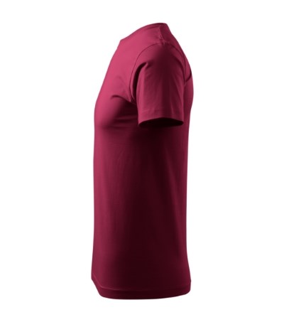 T-shirt uniseks Heavy New garnet