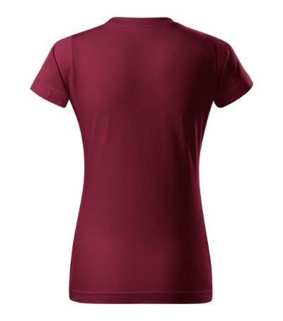 T-shirt dames Basic garnet