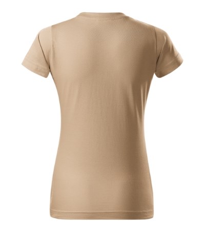 T-shirt dames Basic zand