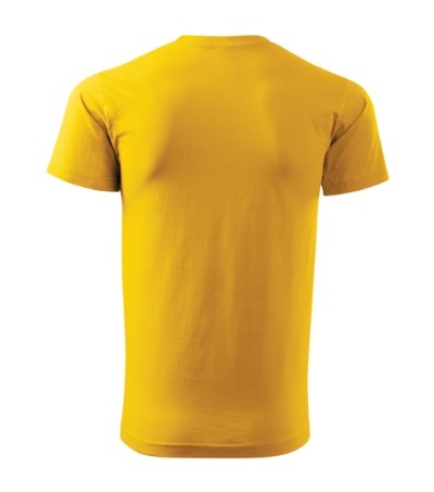 T-shirt heren Basic Free geel