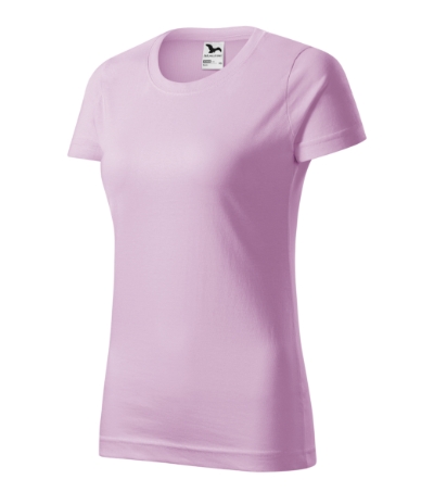 T-shirt dames Basic licht khaki - orchid