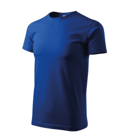 T-shirt uniseks Heavy New oranje - royal blue