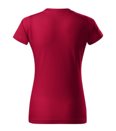 T-shirt dames Basic marlboro rood