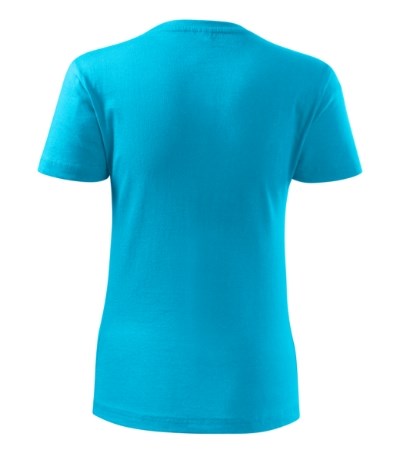 T-shirt dames Classic New blue atoll