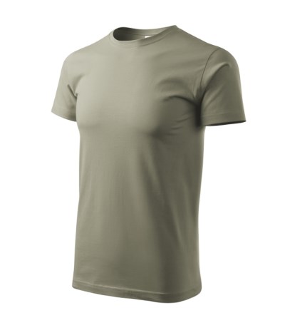 T-shirt uniseks Heavy New oranje - licht khaki
