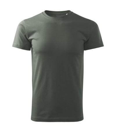 T-shirt heren Basic Free ash melange - castor gray
