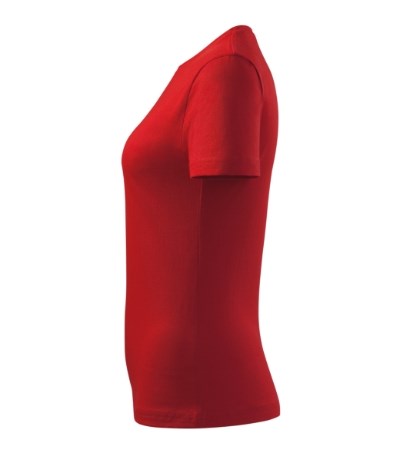 T-shirt dames Basic rood