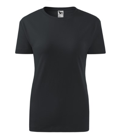 T-shirt dames Classic New ebony gray