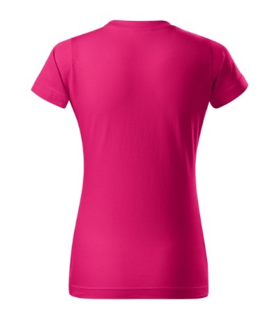 T-shirt dames Basic raspberry rose