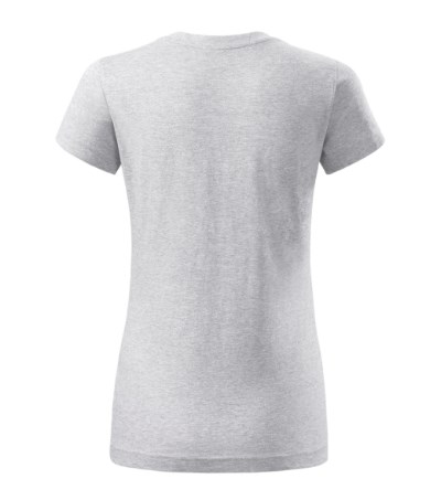 T-shirt dames Basic ash melange