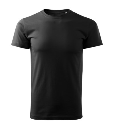 T-shirt heren Basic Free Zwart