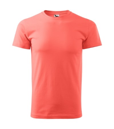 T-shirt uniseks Heavy New coral