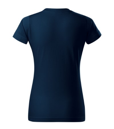 T-shirt dames Basic navy blue