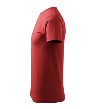 T-shirt uniseks Heavy New burgundy