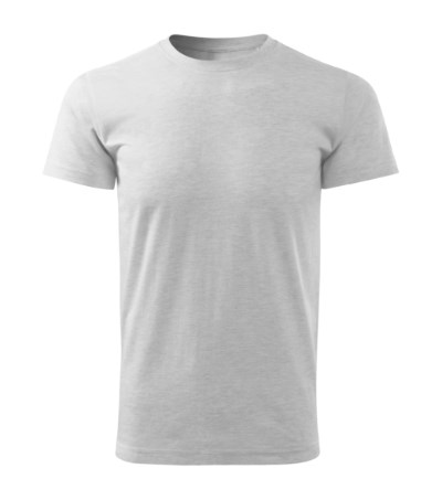 T-shirt heren Basic Free ash melange
