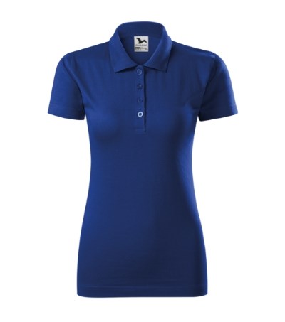 Poloshirt dames Single J. royal blue