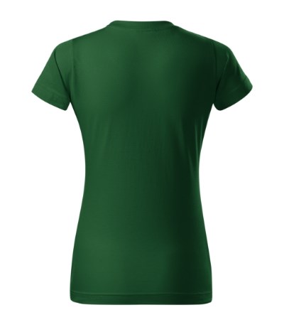 T-shirt dames Basic bottle green