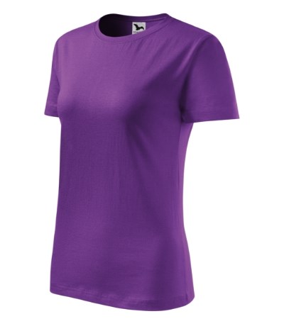T-shirt dames Classic New oranje - paars