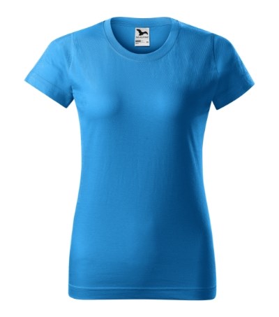 T-shirt dames Basic snorkel blue