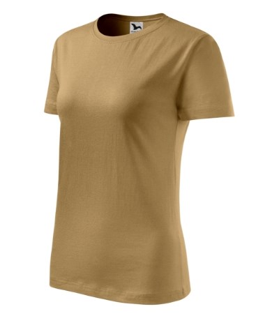 T-shirt dames Classic New oranje - zand