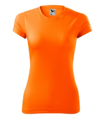 T-shirt dames Fantasy neon oranje