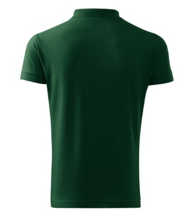 Poloshirt heren Cotton dark green