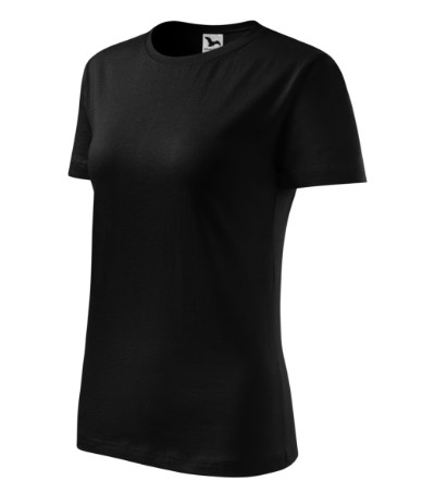 T-shirt dames Classic New oranje - zwart