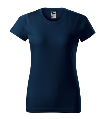 T-shirt dames Basic navy blue