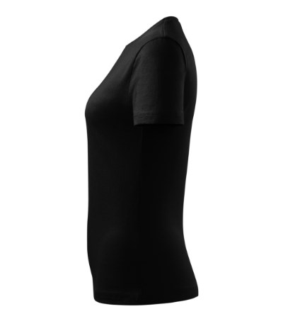 T-shirt dames Basic Zwart