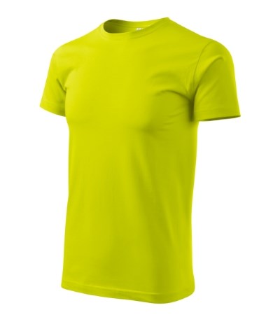 T-shirt uniseks Heavy New oranje - lime punch