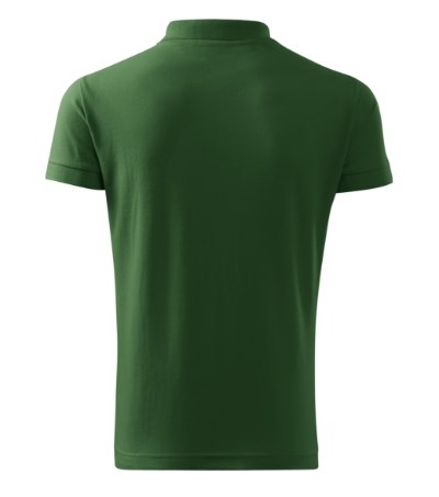 Poloshirt heren Cotton bottle green