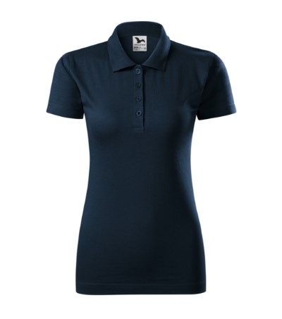 Poloshirt dames Single J. navy blue